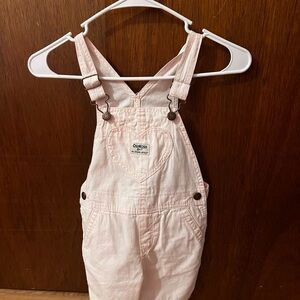 Girls OshKosh B'gosh Light Pink Heart Overalls